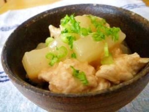 めんつゆで簡単とろ～り♪和風あんの大根煮